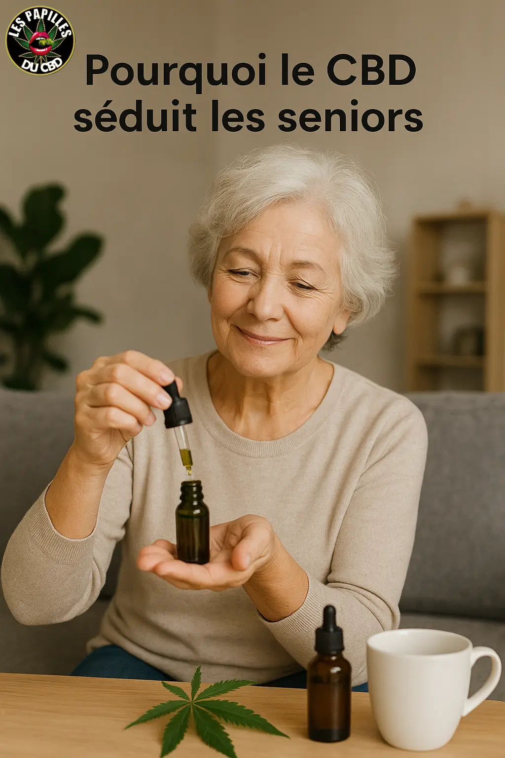 Pourquoi le CBD séduit les seniors ? : bienfaits, usages et conseils pour mieux vieillir naturellement.