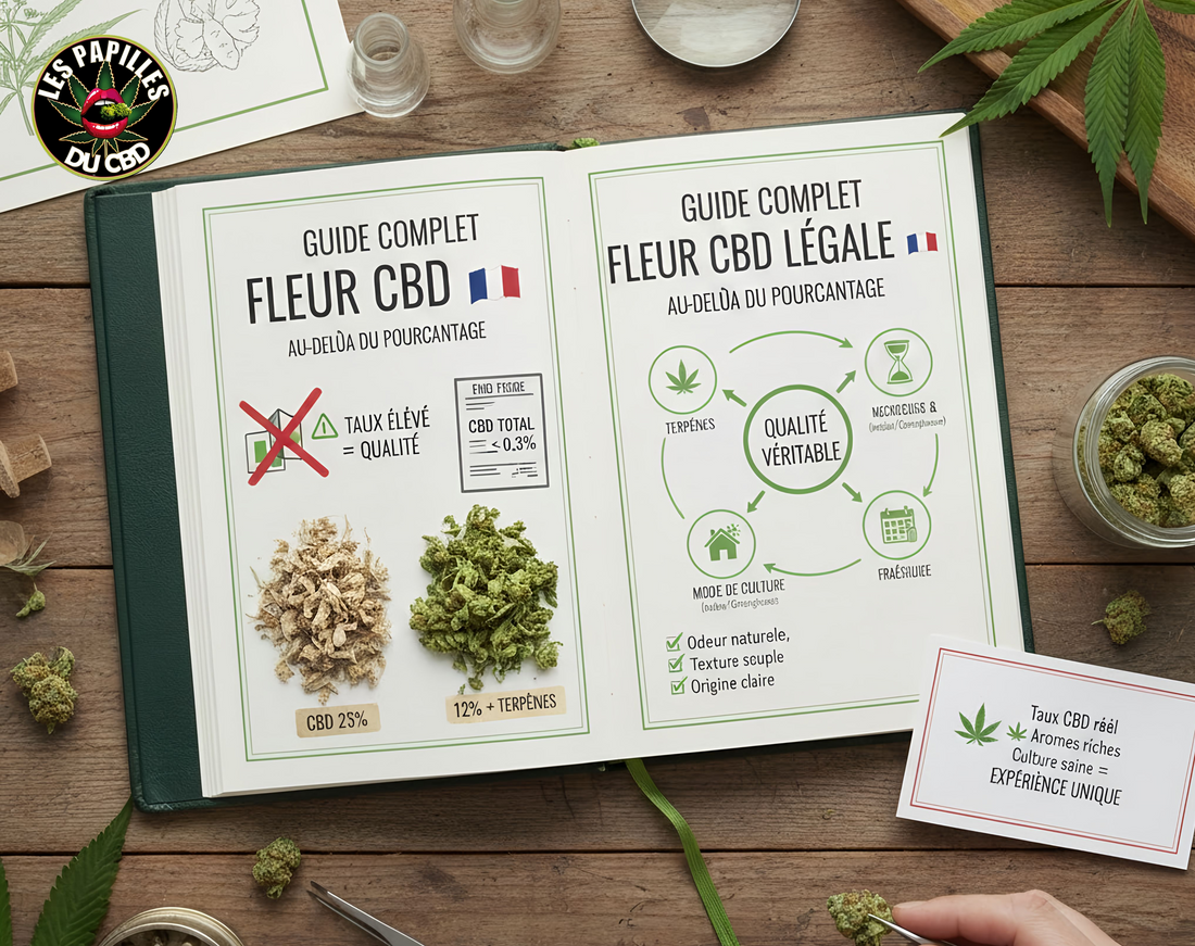 Taux de CBD et qualité de la fleur — ce que le pourcentage cache vraiment