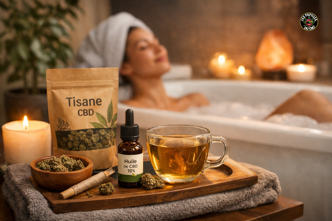 5 rituels bien-être au CBD pour se détendre le soir — Les Papilles du CBD