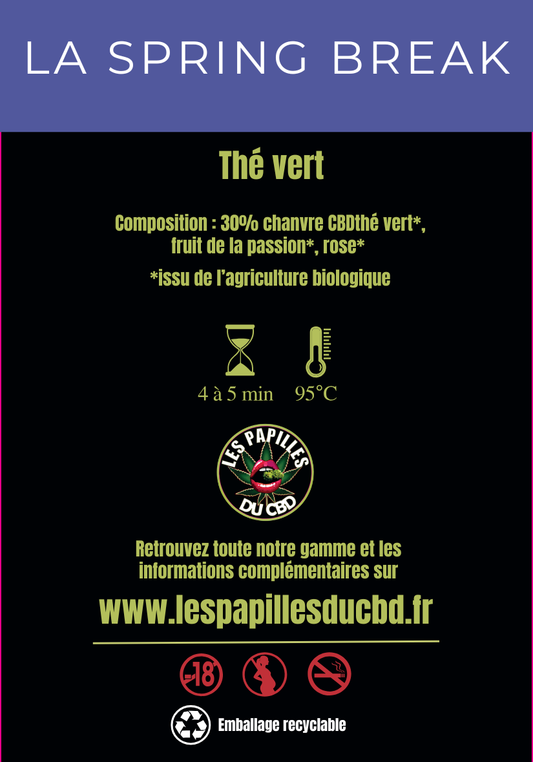 Infusion La Spring Break CBD 100% BIO - À partir de 12,90€