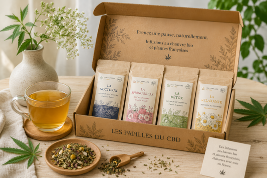 Pack Découverte Botanique – 4 Mélanges Naturels | Les Papilles du CBD